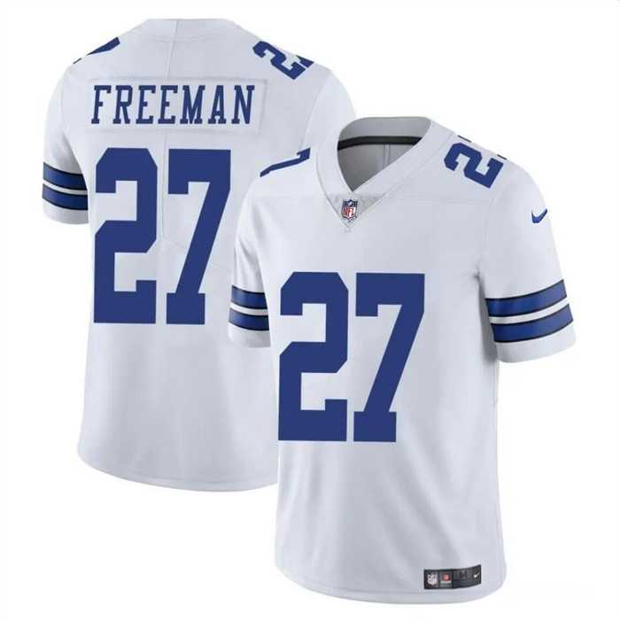 Men & Women & Youth Dallas Cowboys #27 Royce Freeman White Vapor Untouchable Limited Football Stitched Jersey->dallas cowboys->NFL Jersey